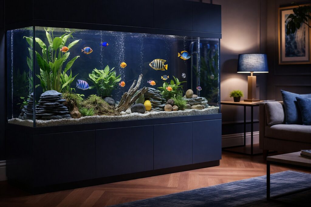 aquarium interieur, aquarium