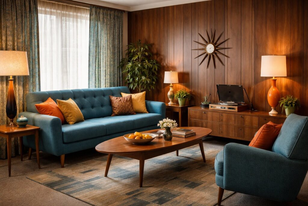 jaren 60 interieur kenmerken, jaren '60