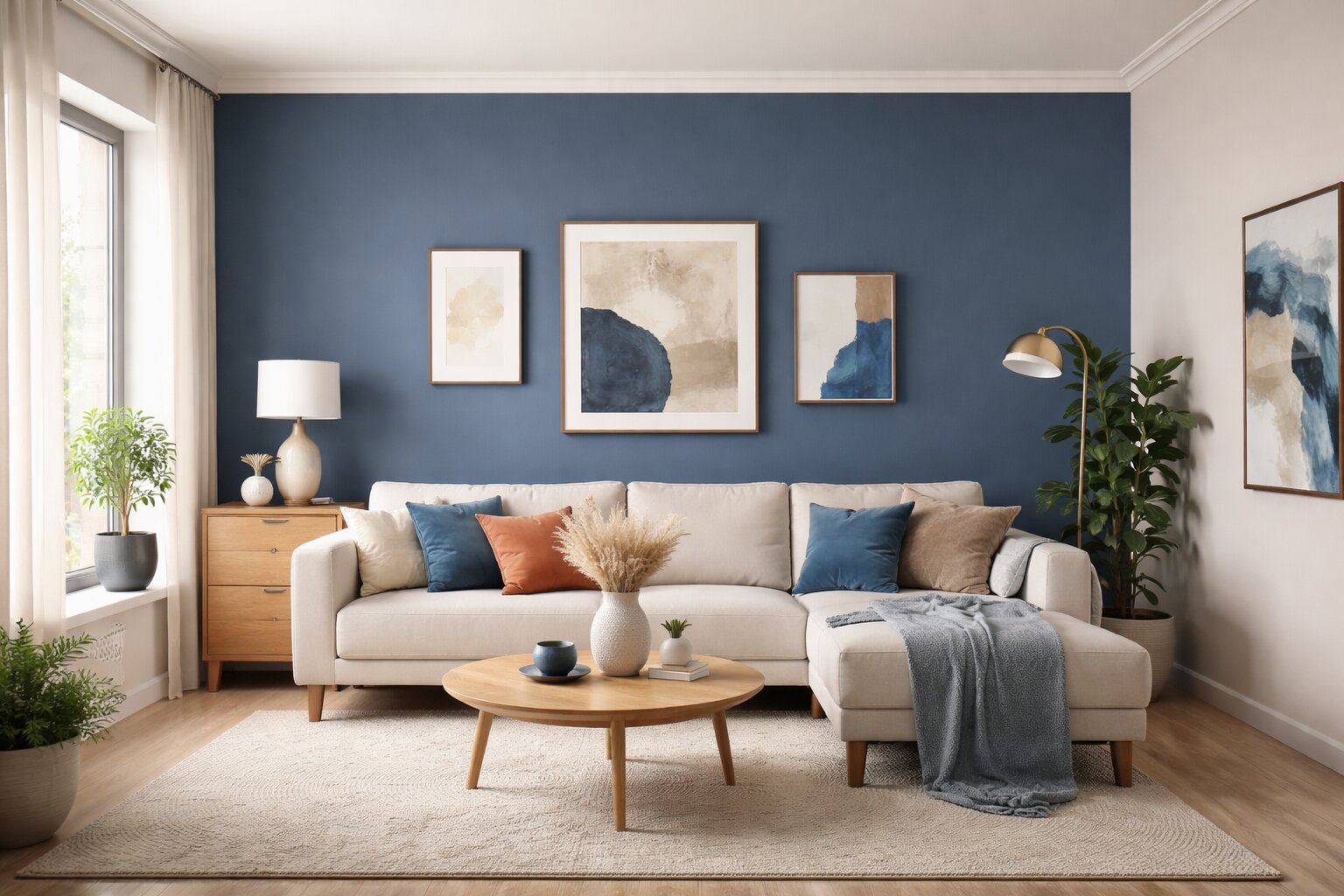 muurkleuren woonkamer