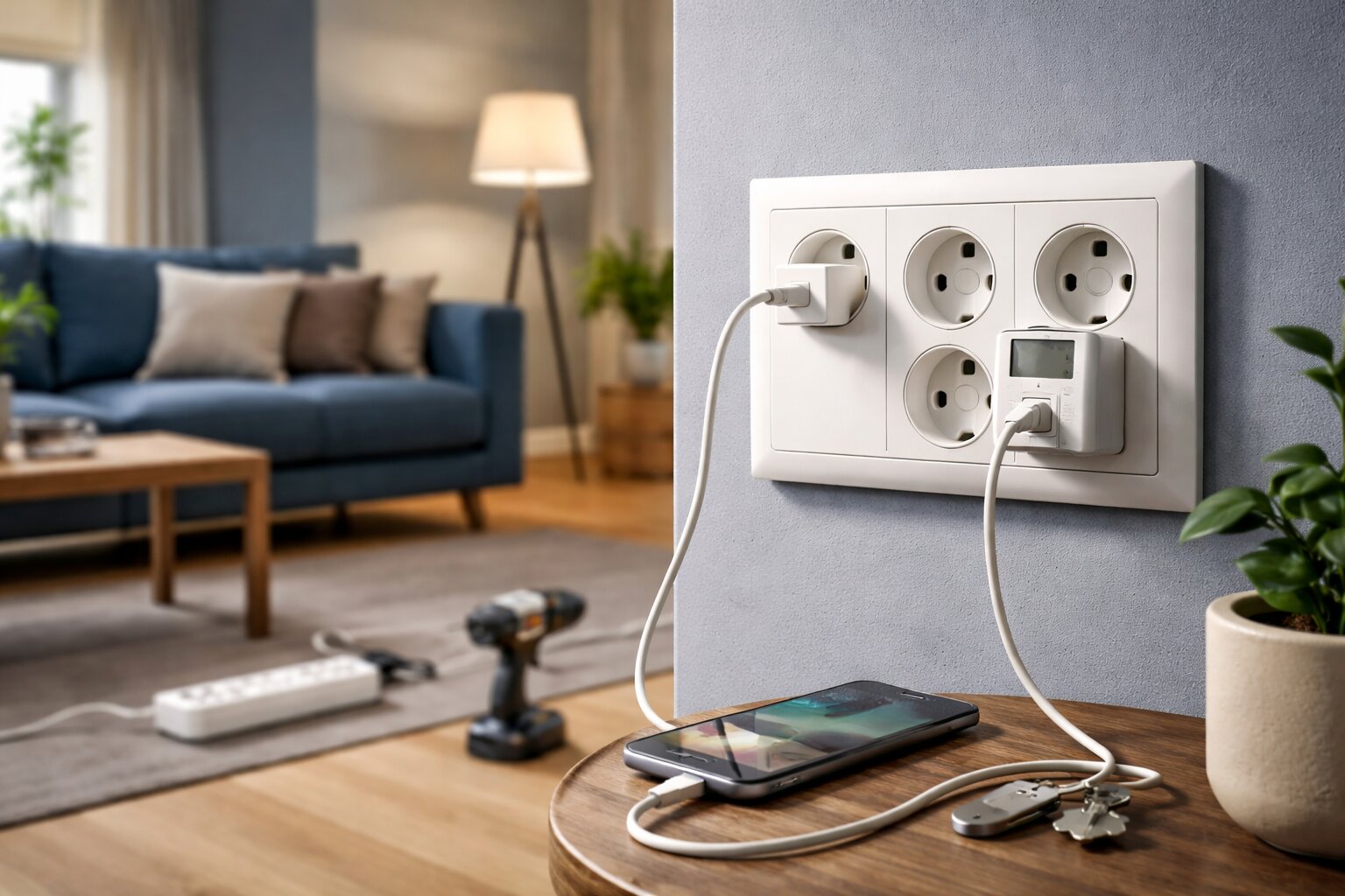 hoeveel stopcontacten per kamer